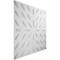 Ekena Millwork Blaze EnduraWall Decorative 3D Wall Panel, White, 19 5/8"W x 19 5/8"H WP20X20BLWH - alternate 5